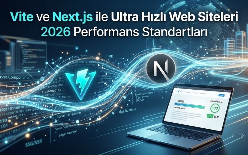 Vite ve Next.js ile Ultra Hızlı Web Siteleri: 2026 Performans ...